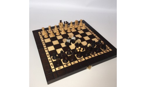 Шахматы+шашки+нарды 3180 Madon, 35х35см